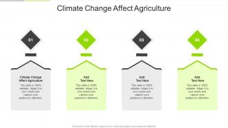 Climate Change Affect Agriculture In Powerpoint And Google Slides Cpb