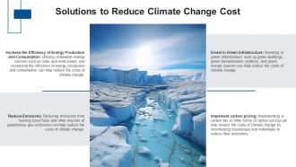 Climate Change Cost Powerpoint Presentation And Google Slides ICP Interactive Informative