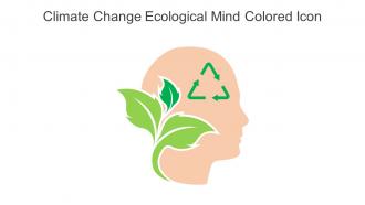 Climate Change Ecological Mind Colored Icon In Powerpoint Pptx Png And Editable Eps Format
