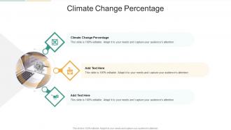 Climate Change Percentage In Powerpoint And Google Slides Cpb