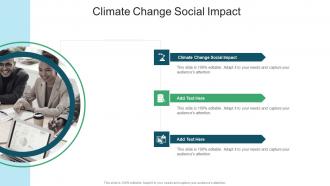 Climate Change Social Impact In Powerpoint And Google Slides Cpb