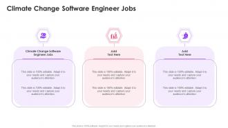 Climate Change Software Engineer Jobs In Powerpoint And Google Slides Cpb