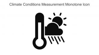 Climate Conditions Measurement Monotone Icon In Powerpoint Pptx Png And Editable Eps Format