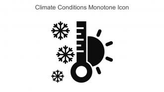 Climate Conditions Monotone Icon In Powerpoint Pptx Png And Editable Eps Format