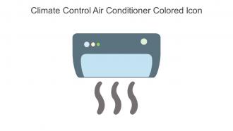 Climate Control Air Conditioner Colored Icon In Powerpoint Pptx Png And Editable Eps Format