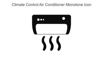 Climate Control Air Conditioner Monotone Icon In Powerpoint Pptx Png And Editable Eps Format