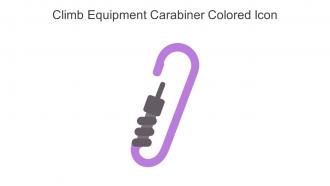 Climb Equipment Carabiner Colored Icon In Powerpoint Pptx Png And Editable Eps Format