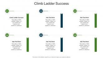 Climb Ladder Success In Powerpoint And Google Slides Cpb