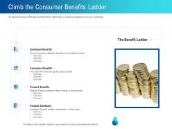 Climb the consumer benefits ladder get ppt powerpoint presentation file objects