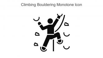 Climbing Bouldering Monotone Icon In Powerpoint Pptx Png And Editable Eps Format