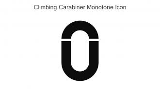 Climbing Carabiner Monotone Icons In Powerpoint Pptx Png And Editable Eps Format