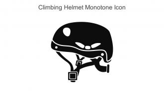Climbing Helmet Monotone Icon In Powerpoint Pptx Png And Editable Eps Format