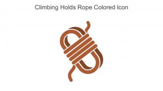 Climbing Holds Rope Colored Icon In Powerpoint Pptx Png And Editable Eps Format