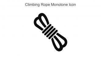 Climbing Rope Monotone Icon In Powerpoint Pptx Png And Editable Eps Format