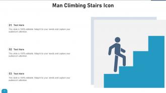 Climbing stairs powerpoint ppt template bundles