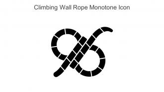 Climbing Wall Rope Monotone Icon In Powerpoint Pptx Png And Editable Eps Format