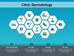 Clinic dermatology ppt powerpoint presentation model deck