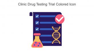 Clinic Drug Testing Trial Colored Icon In Powerpoint Pptx Png And Editable Eps Format