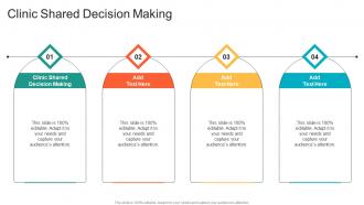 Clinic Shared Decision Making In Powerpoint And Google Slides Cpb
