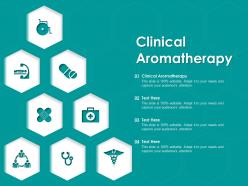 Clinical aromatherapy ppt powerpoint presentation pictures slide portrait