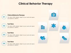 Clinical behavior therapy ppt powerpoint presentation styles