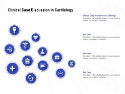Clinical Case Discussion In Cardiology Ppt Powerpoint Presentation Icon Slideshow