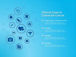 Clinical cases in colorectal cancer ppt powerpoint presentation ideas objects