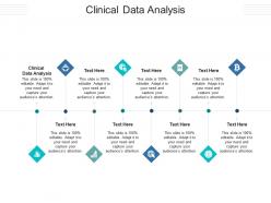 Clinical data analysis ppt powerpoint presentation ideas brochure cpb
