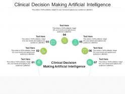 Clinical decision making artificial intelligence ppt powerpoint cpb