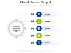Clinical decision support ppt powerpoint presentation infographics ideas cpb