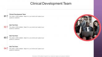 Clinical Development Team In Powerpoint And Google Slides Cpb