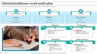 Clinical Healthcare Work Audit Plan