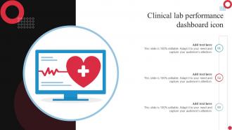 Clinical Lab Performance Dashboard Icon