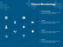 Clinical microbiology ppt powerpoint presentation file icons