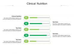 Clinical nutrition ppt powerpoint presentation layouts ideas cpb