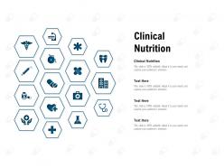 Clinical nutrition ppt powerpoint presentation slides picture