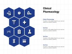 Clinical Pharmacology Ppt Powerpoint Presentation Infographic Template Portrait