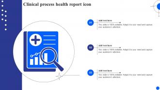 Clinical Process Health Report Icon
