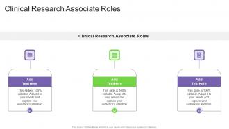 Clinical Research Associate Roles In Powerpoint And Google Slides Cpb