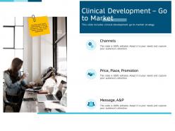 Clinical research marketing strategies clinical development go to market ppt professional