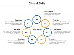 Clinical skills ppt powerpoint presentation pictures summary cpb
