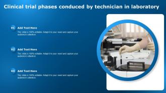 Clinical Trial Phases Conduced By Technician In Laboratory Clinical Research Trial Stages
