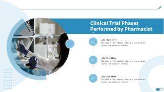 Clinical Trial Phases Performed By Pharmacist Research Design For Clinical Trials