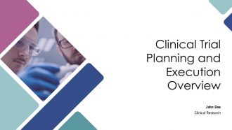 Clinical Trial Planning And Execution Overview PPT Template AT
