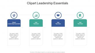 Clipart Leadership Essentials In Powerpoint And Google Slides Cpb