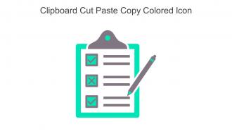 Clipboard Cut Paste Copy Colored Icon In Powerpoint Pptx Png And Editable Eps Format