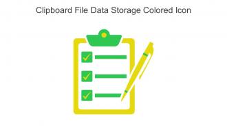 Clipboard File Data Storage Colored Icon In Powerpoint Pptx Png And Editable Eps Format