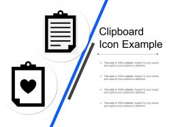 Clipboard icon example