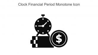 Clock Financial Period Monotone Icon In Powerpoint Pptx Png And Editable Eps Format