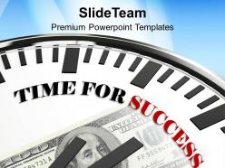 Clock Time For Success Future Goal Powerpoint Templates Ppt Themes And Graphics
